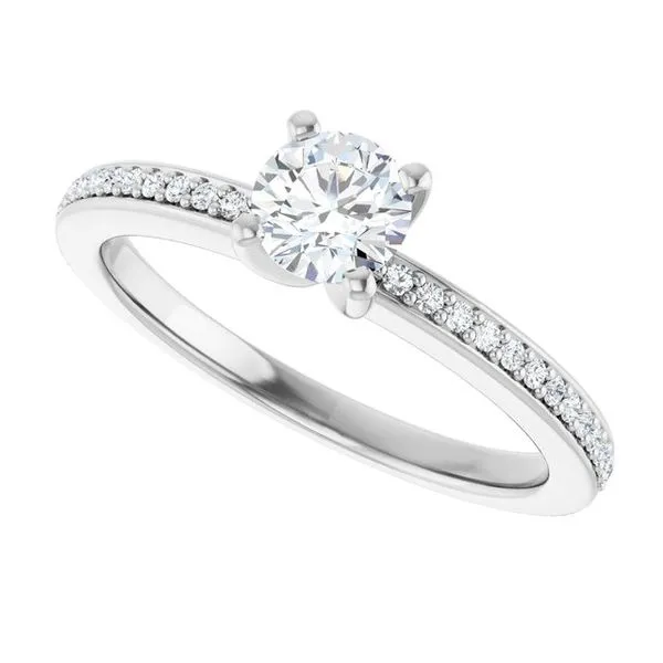 Solitaire Engagement Ring Image 5 Arezzo Jewelers Elmwood Park, IL