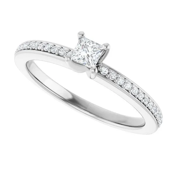 Solitaire Engagement Ring Image 5 Robison Jewelry Co. Fernandina Beach, FL