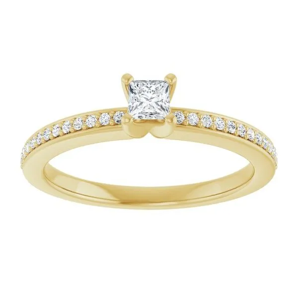 Solitaire Engagement Ring Image 3 Arezzo Jewelers Elmwood Park, IL