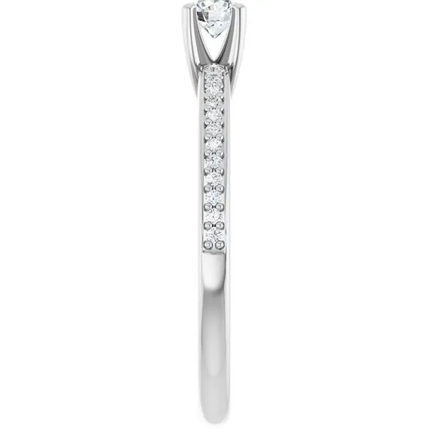 Solitaire Engagement Ring Image 4 Arezzo Jewelers Elmwood Park, IL