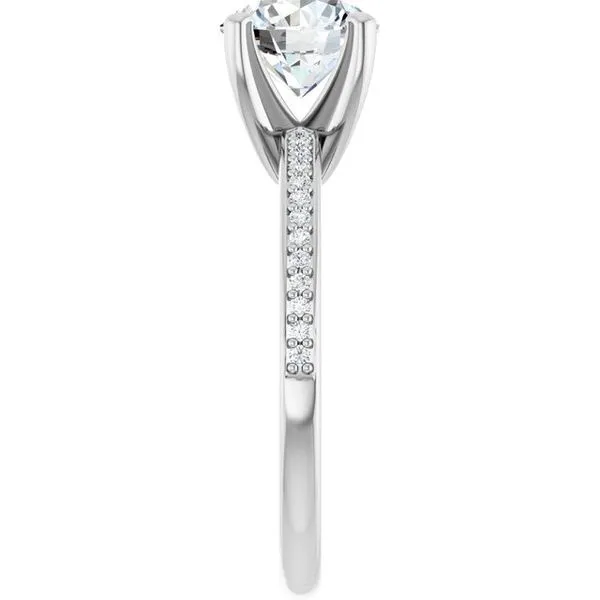 Solitaire Engagement Ring Image 4 Arezzo Jewelers Elmwood Park, IL