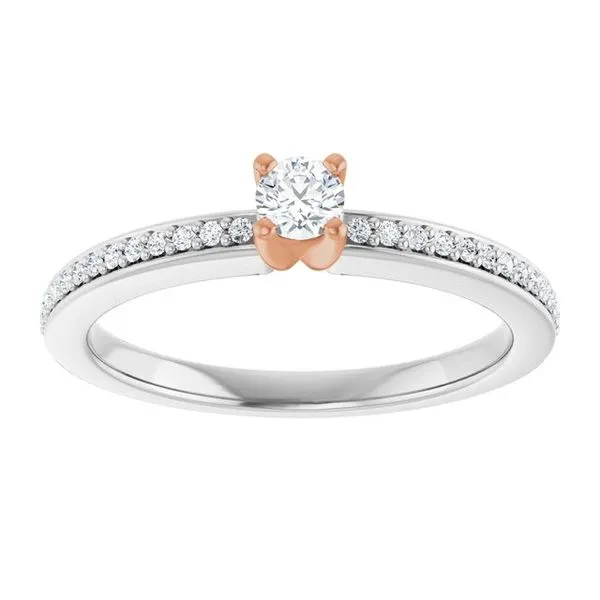 Solitaire Engagement Ring Image 3 Arezzo Jewelers Elmwood Park, IL