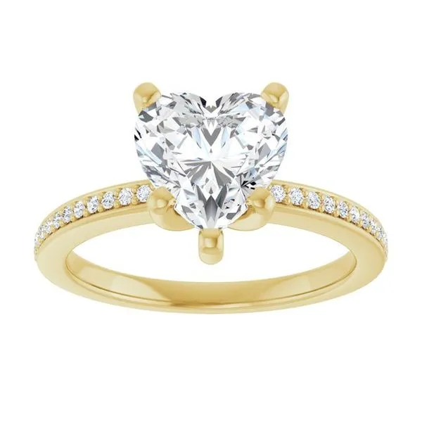 Solitaire Engagement Ring Image 3 House of Silva Wooster, OH