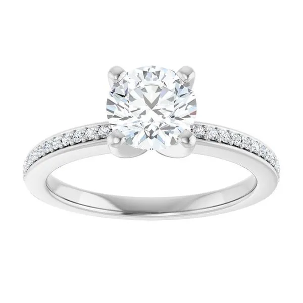 Solitaire Engagement Ring Image 3 Arezzo Jewelers Elmwood Park, IL