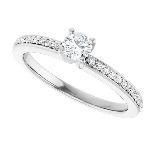 Accented Engagement Ring Image 5 Mark Jewellers La Crosse, WI