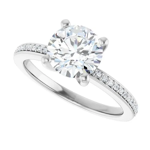 Solitaire Engagement Ring Image 5 House of Silva Wooster, OH
