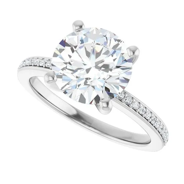 Solitaire Engagement Ring Image 5 Vulcan's Forge LLC KANSAS CITY, MO