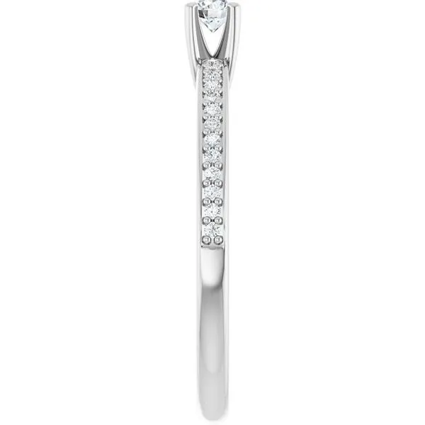 Solitaire Engagement Ring Image 4 House of Silva Wooster, OH