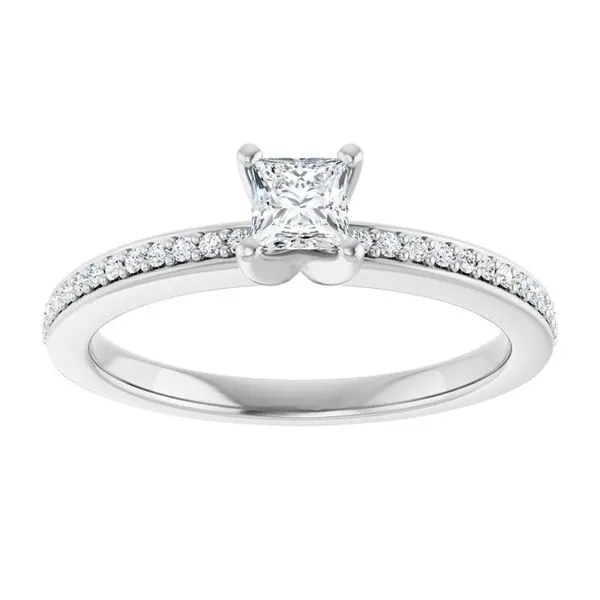 Solitaire Engagement Ring Image 3 Arezzo Jewelers Elmwood Park, IL