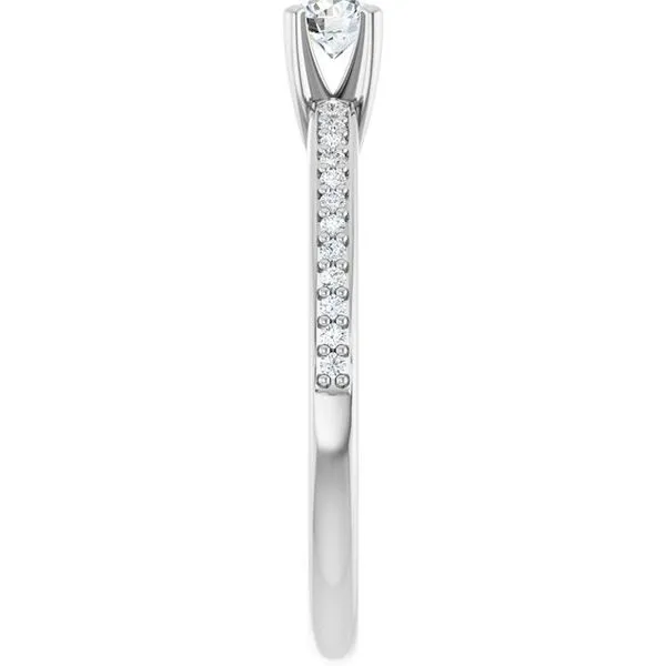 Solitaire Engagement Ring Image 4 Arezzo Jewelers Elmwood Park, IL