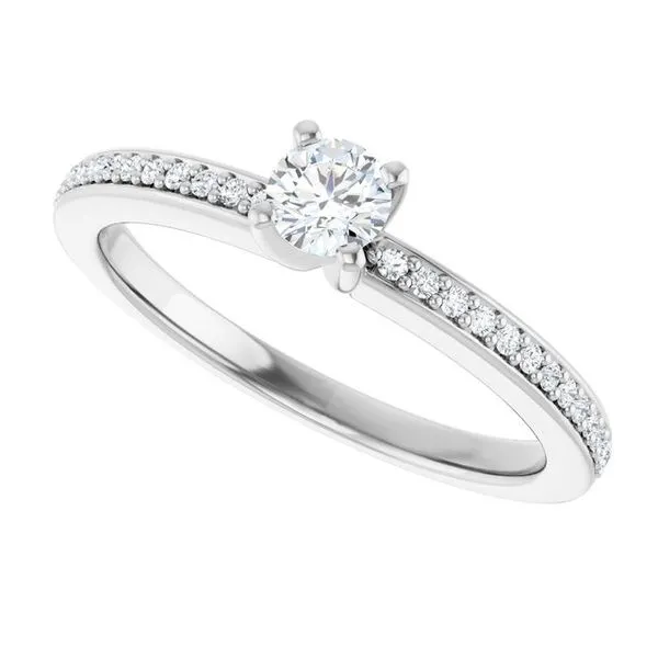 Solitaire Engagement Ring Image 5 Arezzo Jewelers Elmwood Park, IL