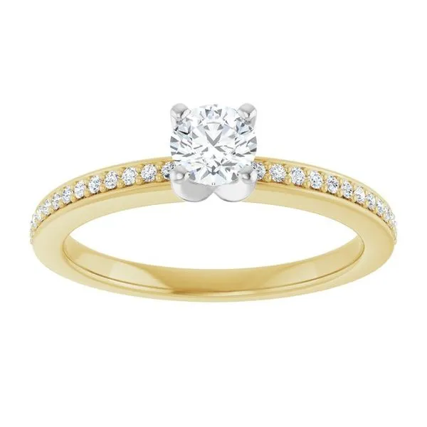 Solitaire Engagement Ring Image 3 Arezzo Jewelers Elmwood Park, IL