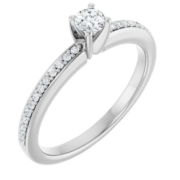 Solitaire Engagement Ring The Ring Austin Round Rock, TX