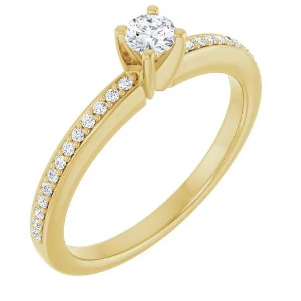 Solitaire Engagement Ring The Ring Austin Round Rock, TX