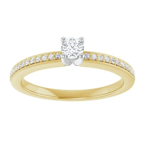 Solitaire Engagement Ring Image 3 Arezzo Jewelers Elmwood Park, IL