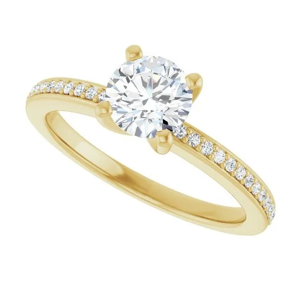 Solitaire Engagement Ring Image 5 Arezzo Jewelers Elmwood Park, IL