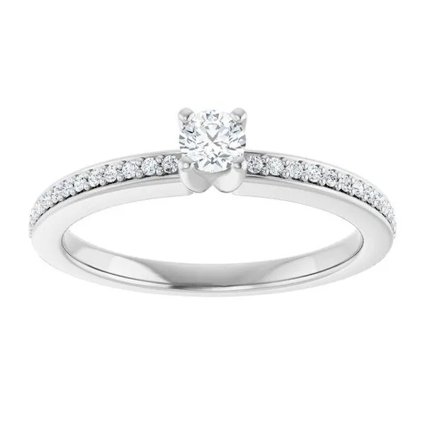 Solitaire Engagement Ring Image 3 Arezzo Jewelers Elmwood Park, IL