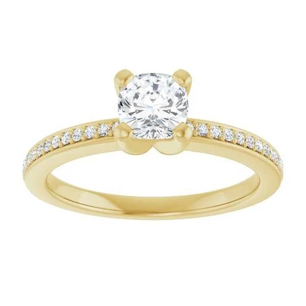 Solitaire Engagement Ring Image 3 Arezzo Jewelers Elmwood Park, IL