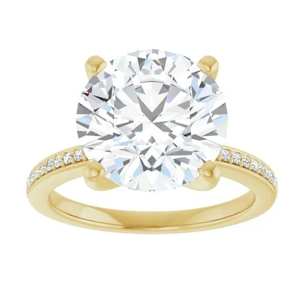 Solitaire Engagement Ring Image 3 Arezzo Jewelers Elmwood Park, IL