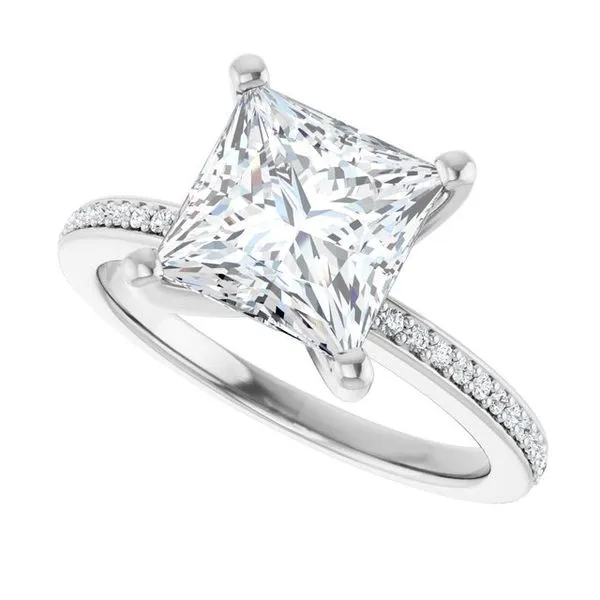 Solitaire Engagement Ring Image 5 JF Jones Jewelers Rochester, NY