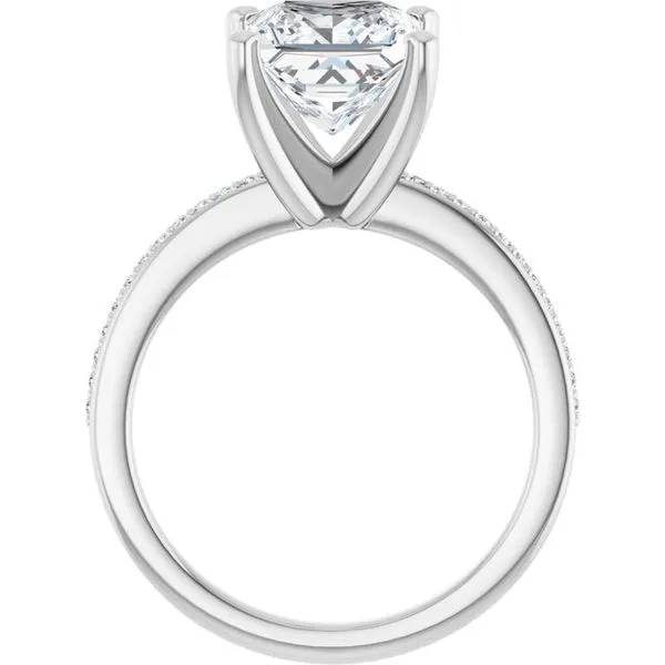 Solitaire Engagement Ring Image 2 Michael Szwed Jewelers Longmeadow, MA