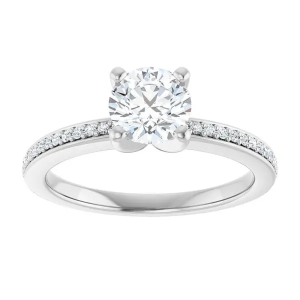 Solitaire Engagement Ring Image 3 Arezzo Jewelers Elmwood Park, IL