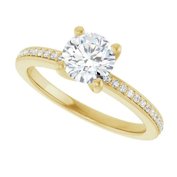 Solitaire Engagement Ring Image 5 Vulcan's Forge LLC KANSAS CITY, MO