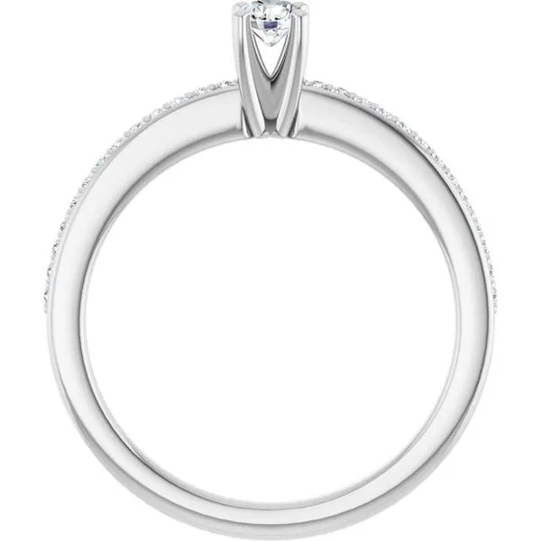 Solitaire Engagement Ring Image 2 Arezzo Jewelers Elmwood Park, IL