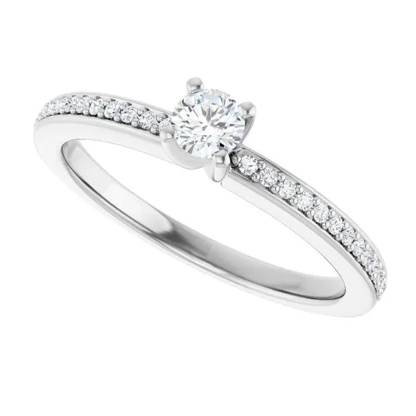 Solitaire Engagement Ring Image 5 Arezzo Jewelers Elmwood Park, IL