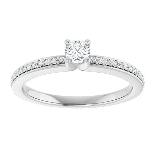 Solitaire Engagement Ring Image 3 Arezzo Jewelers Elmwood Park, IL