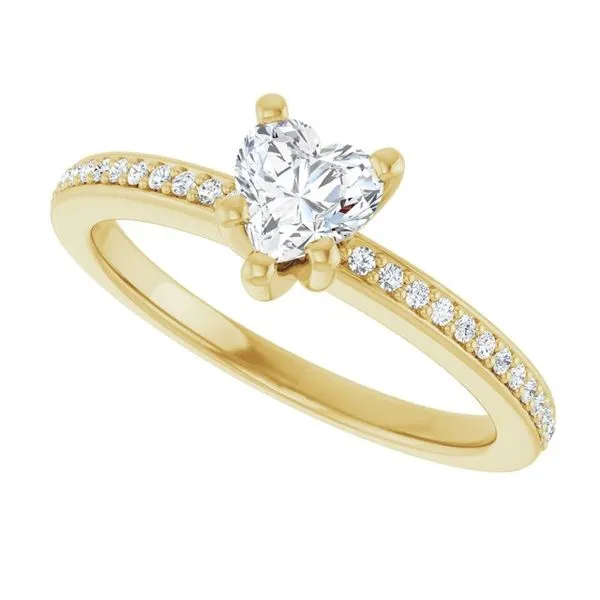 Solitaire Engagement Ring Image 5 Vulcan's Forge LLC KANSAS CITY, MO