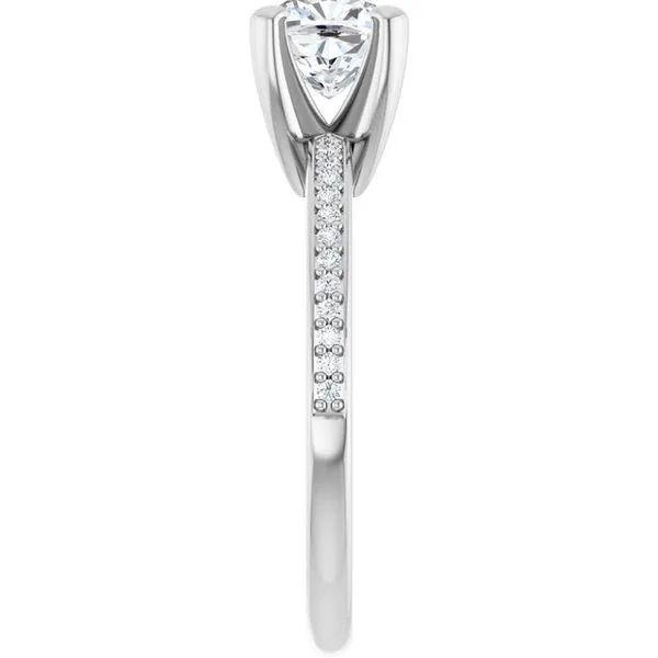 Solitaire Engagement Ring Image 4 Arezzo Jewelers Elmwood Park, IL