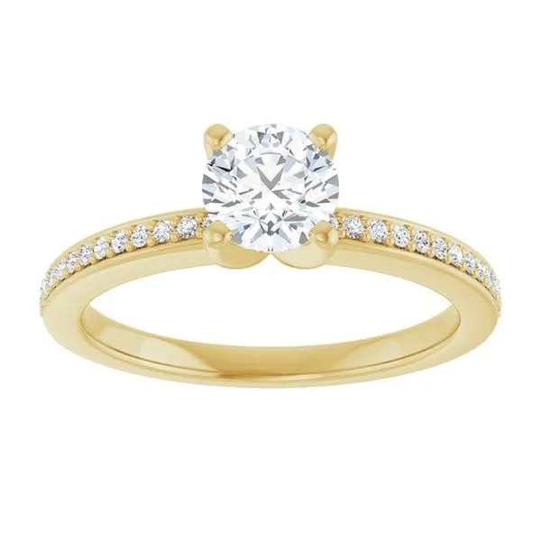 Solitaire Engagement Ring Image 3 Arezzo Jewelers Elmwood Park, IL