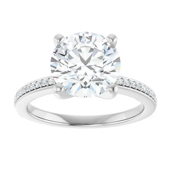 Solitaire Engagement Ring Image 3 JF Jones Jewelers Rochester, NY