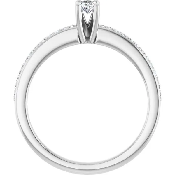 Solitaire Engagement Ring Image 2 Arezzo Jewelers Elmwood Park, IL