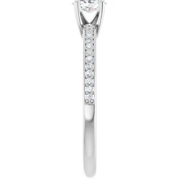 Solitaire Engagement Ring Image 4 Arezzo Jewelers Elmwood Park, IL