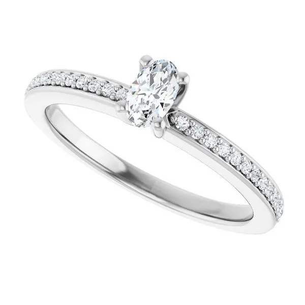 Solitaire Engagement Ring Image 5 JF Jones Jewelers Rochester, NY