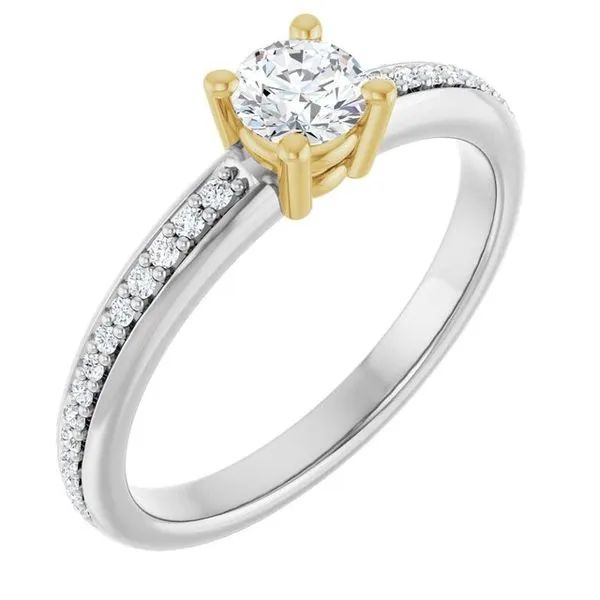Solitaire Engagement Ring J. West Jewelers Round Rock, TX