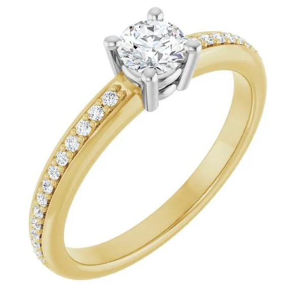 Solitaire Engagement Ring J. West Jewelers Round Rock, TX