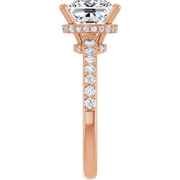 Hidden Halo-Style Engagement Ring Image 4 Austin's Fine Diamonds & Jewelry Lyndhurst, NJ