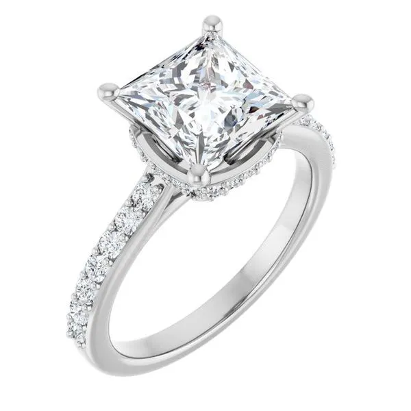 Hidden Halo-Style Engagement Ring Austin's Fine Diamonds & Jewelry Lyndhurst, NJ