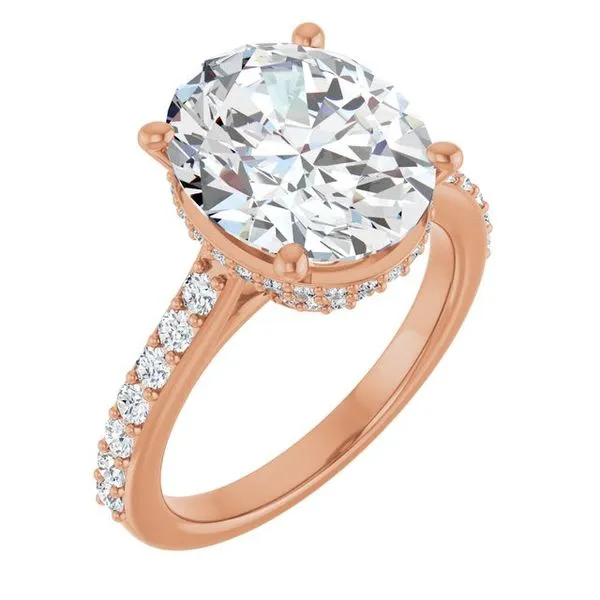 Hidden Halo-Style Engagement Ring Clater Jewelers Louisville, KY