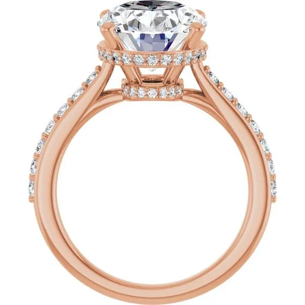 Hidden Halo-Style Engagement Ring Image 2 J. Thomas Jewelers Rochester Hills, MI