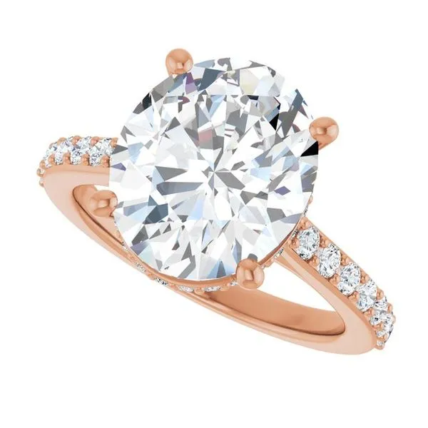 Hidden Halo-Style Engagement Ring Image 5 Shipley's Fine Jewelry Hampstead, MD