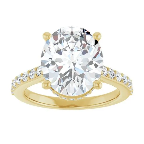 Hidden Halo-Style Engagement Ring Image 3 Natale Jewelers Sewell, NJ