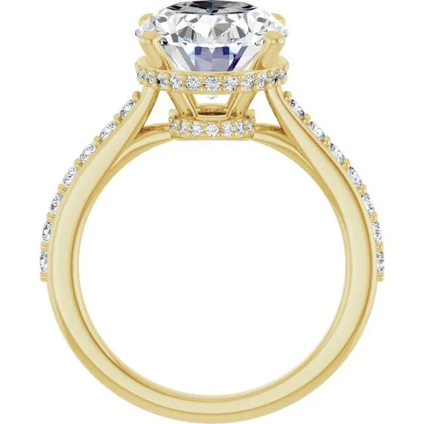 Hidden Halo-Style Engagement Ring Image 2 The Ring Austin Round Rock, TX