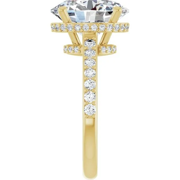 Hidden Halo-Style Engagement Ring Image 4 Mark Jewellers La Crosse, WI