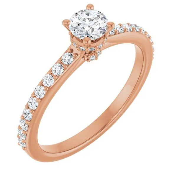 Hidden Halo-Style Engagement Ring Clater Jewelers Louisville, KY