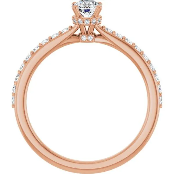 Hidden Halo-Style Engagement Ring Image 2 JF Jones Jewelers Rochester, NY