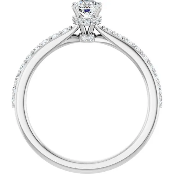 Hidden Halo-Style Engagement Ring Image 2 JF Jones Jewelers Rochester, NY